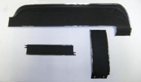 1967-1968 Ford Mustang Dash Panel Trim RH 3 Piece