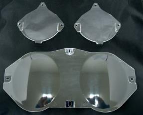 1969-1970 Ford Mustang Instrument Bezel Lens Set