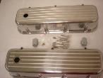 Ball Milled Aluminum Tall Valve Covers 454 BBC Chevy